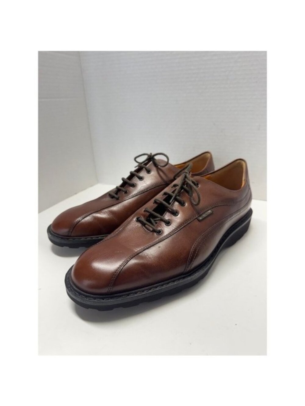 Mephisto Goodyear Welt Brown Leather Oxfords Mens 8.5 US 8 EUR 125017212